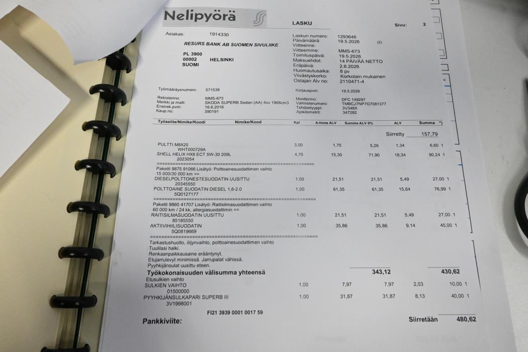 SKODA Superb 2016