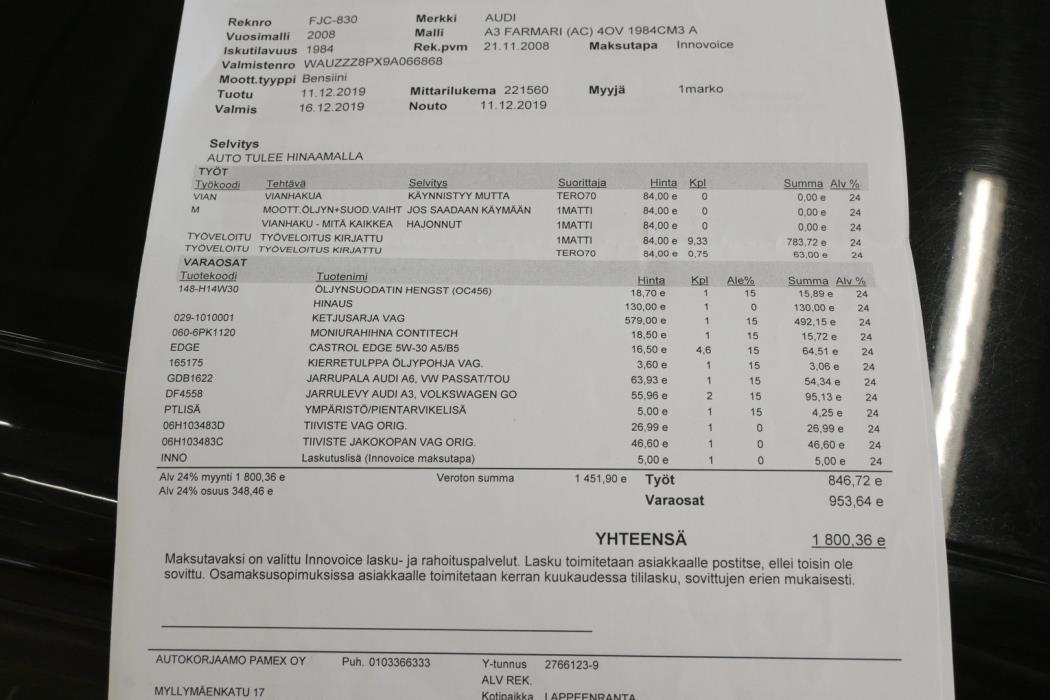 AUDI A3 2008