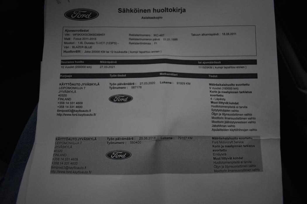 FORD Focus 2011