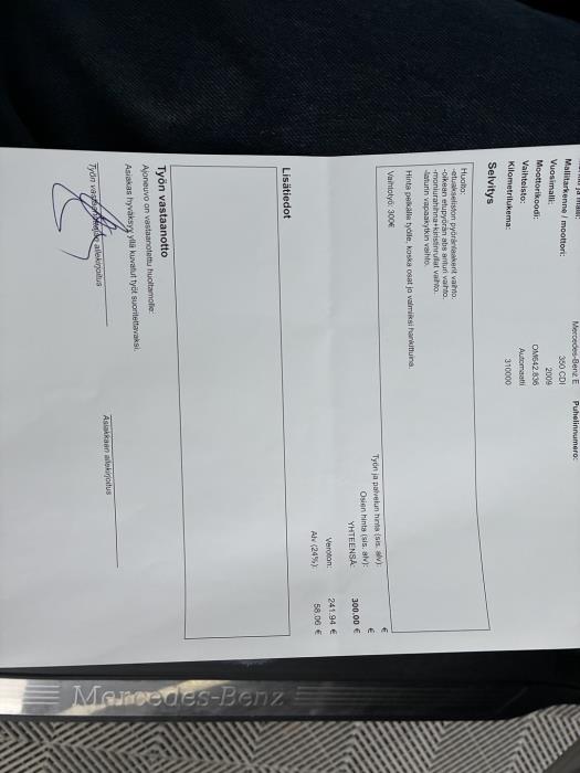 MERCEDES-BENZ E 2010