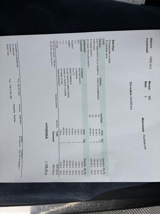 MERCEDES-BENZ E 2010