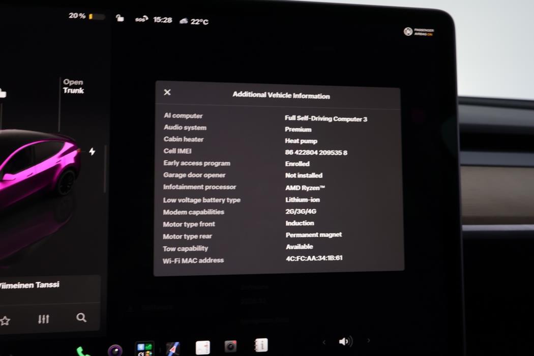 TESLA Model Y 2022