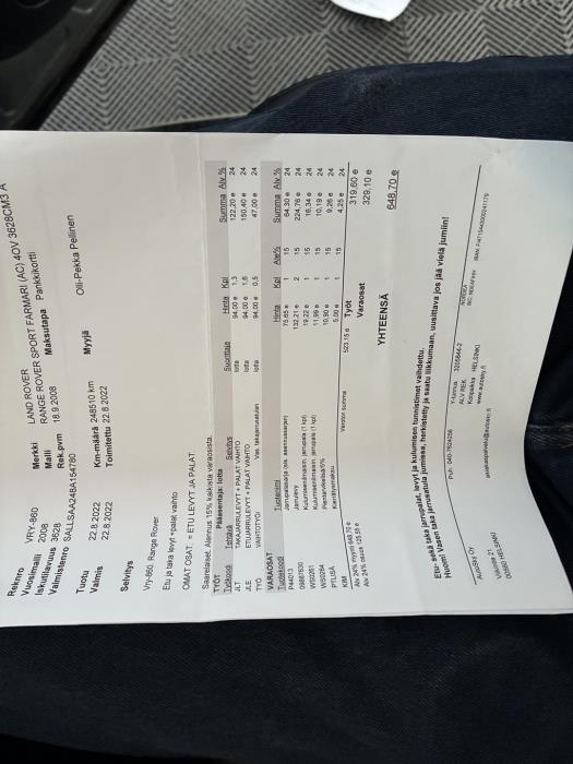 LAND ROVER Range Rover Sport 2008