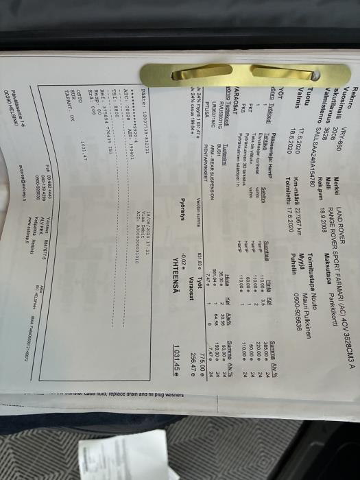 LAND ROVER Range Rover Sport 2008