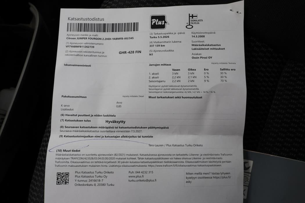 CITROEN JUMPER 2008