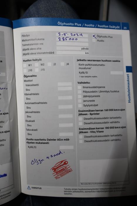 MERCEDES-BENZ Sprinter 2012