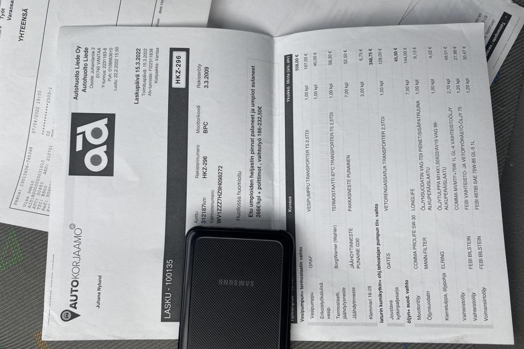 VOLKSWAGEN TRANSPORTER 2009