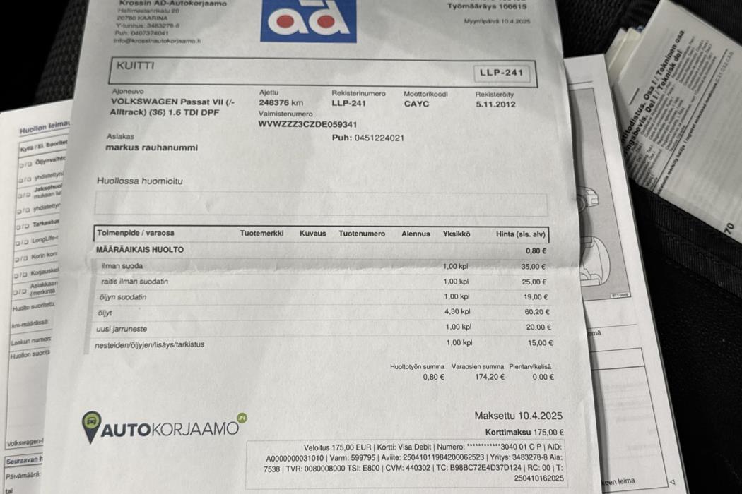 Volkswagen Passat 2012