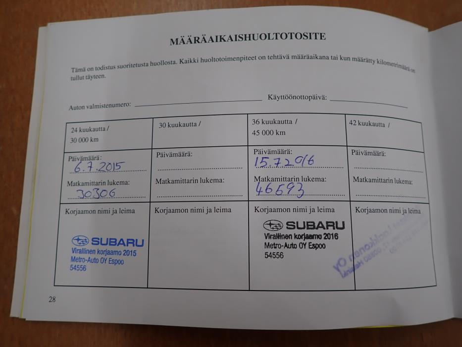 SUBARU FORESTER 2013