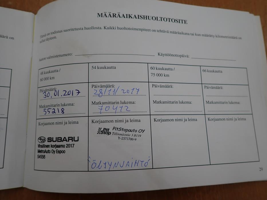 SUBARU FORESTER 2013