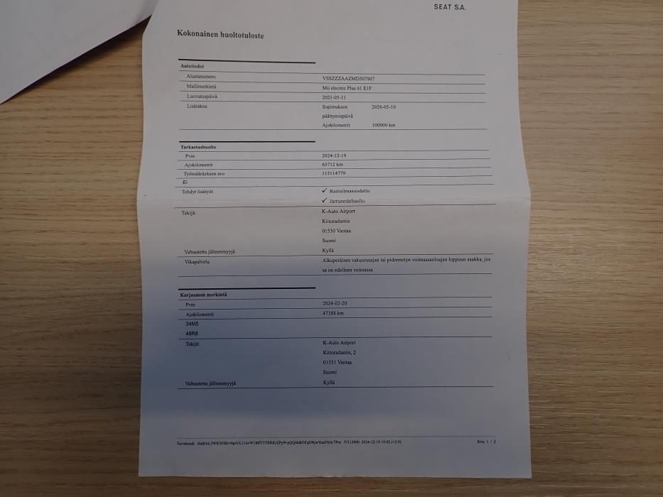 SEAT Mii electric 2021