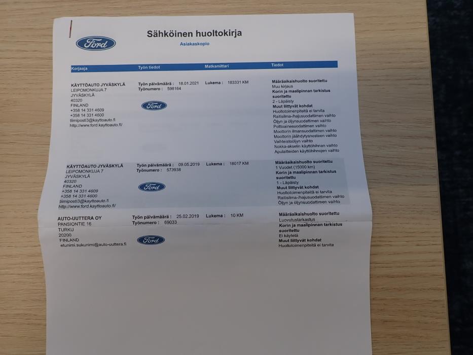 FORD MONDEO 2019