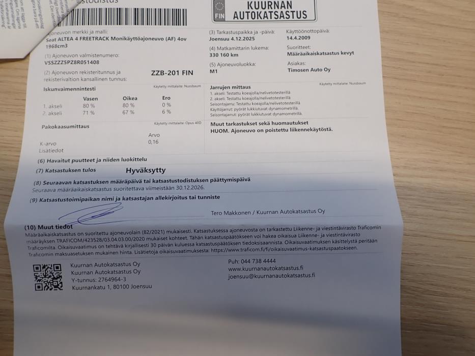 SEAT Altea Freetrack 2009