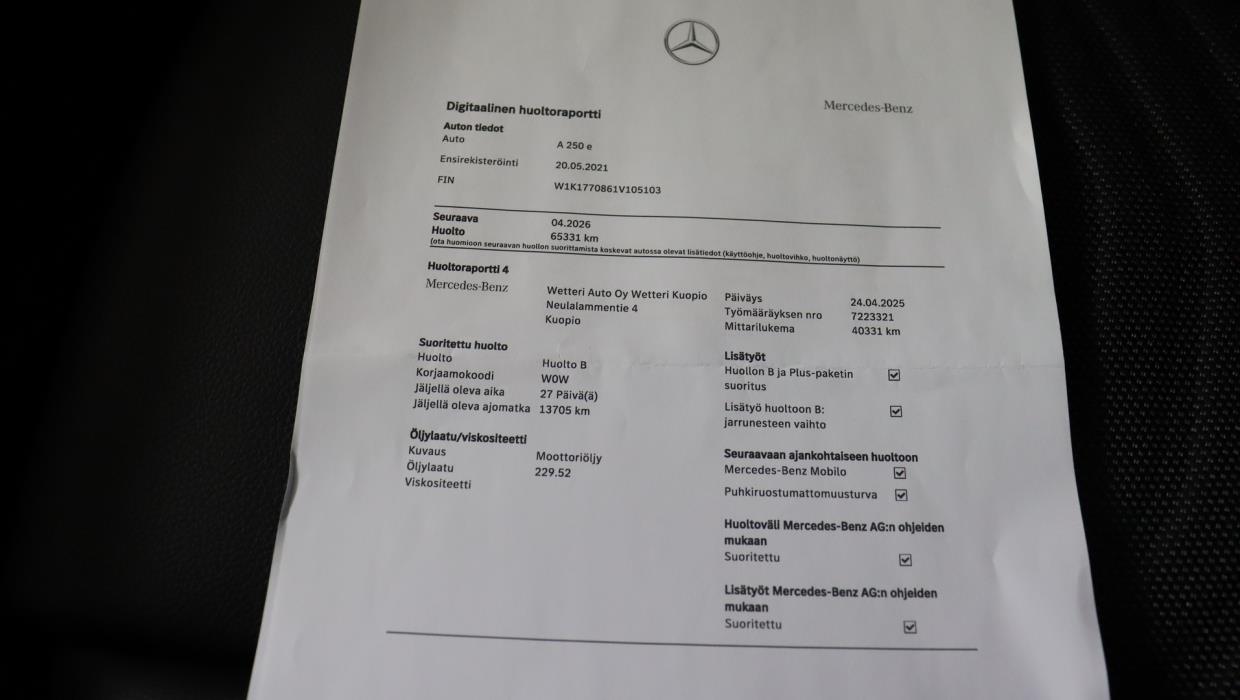 MERCEDES-BENZ A 2021